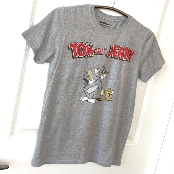 HANNA-BARBERA | Youth Size Small (18) Gray “TOM and JERRY” Shirt - Picture 4 of 7